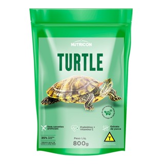 Ração Turtle  para Tartarugas Aquáticas Agua doce Tigres d'agua Nutricon 800G em Oferta na Shopee