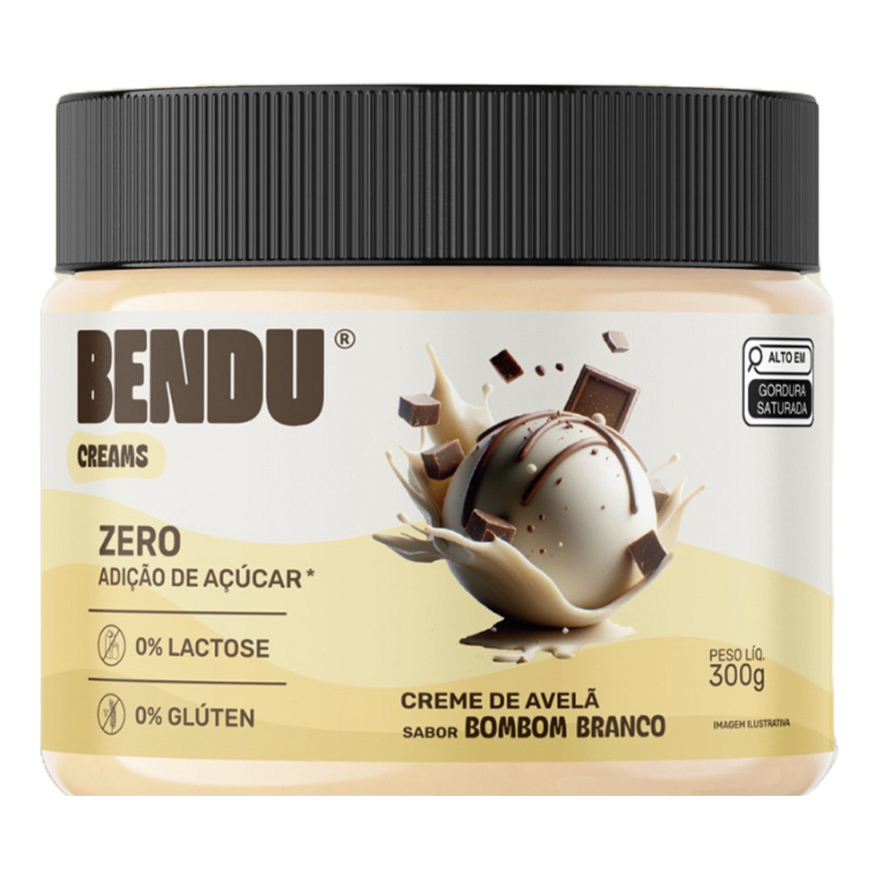 Creme De Avelã Bendu (300g) Todos Os Sabores