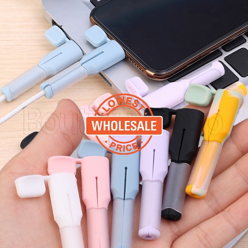 [Preços No Atacado] Protetor De Cabo De Dados-Organizador De Porta De Linha Telefônica-Capa Protetora De Cabeça De Carre