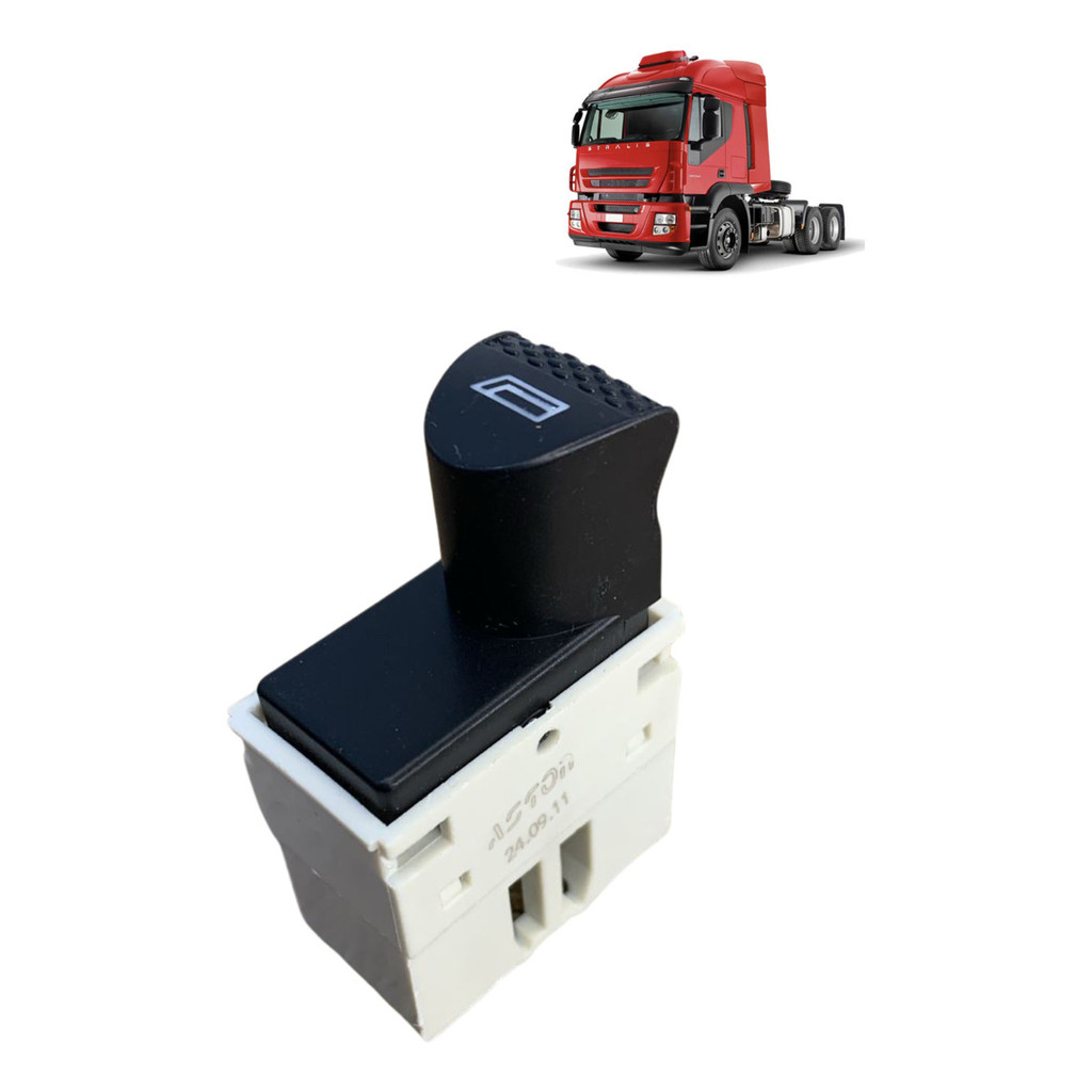 Interruptor Botão Vidro Elétrico Le P/ Novo Iveco Stralis