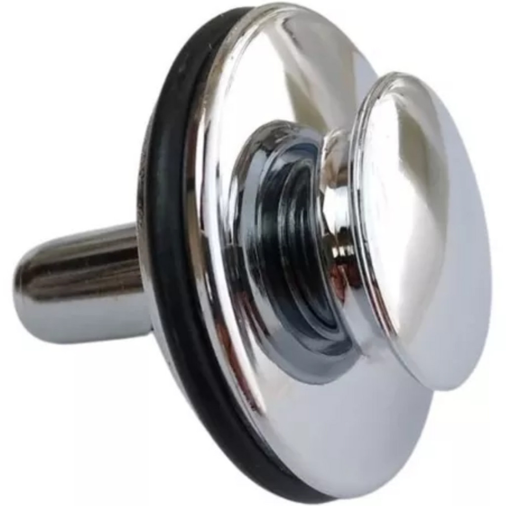 Plug Tampão Para Dreno Ralo da Banheira Jacuzzi em Abs Cromado em Oferta na Shopee