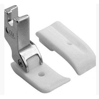Calcador Pregar Cordao Vivo Esquerdo 1/4 6,4mm Reta Teflon