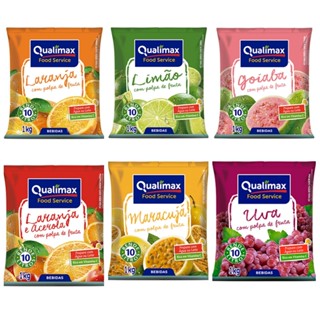Refresco em pó 1kg Qualimax Suco Instantâneo Institucional