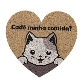 Capacho Vinil Pet 55cm x 60cm Cat Cute Kapazi