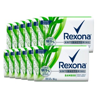 Kit Sabonete Rexona Bamboo Fresh 84g - 12 Unidades