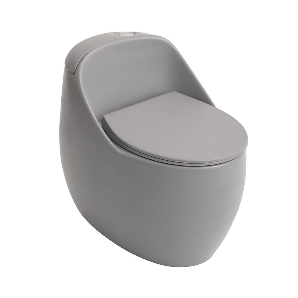 Vaso Sanitário Monobloco Caixa Acoplada Privada Aquarela Pingoo - Cinza em Oferta na Shopee