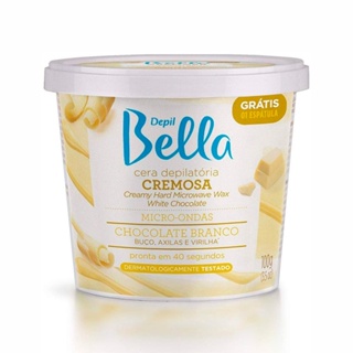 Cera Depilatória Depil Bella Micro Chocolate Branco 100g em Oferta na Shopee