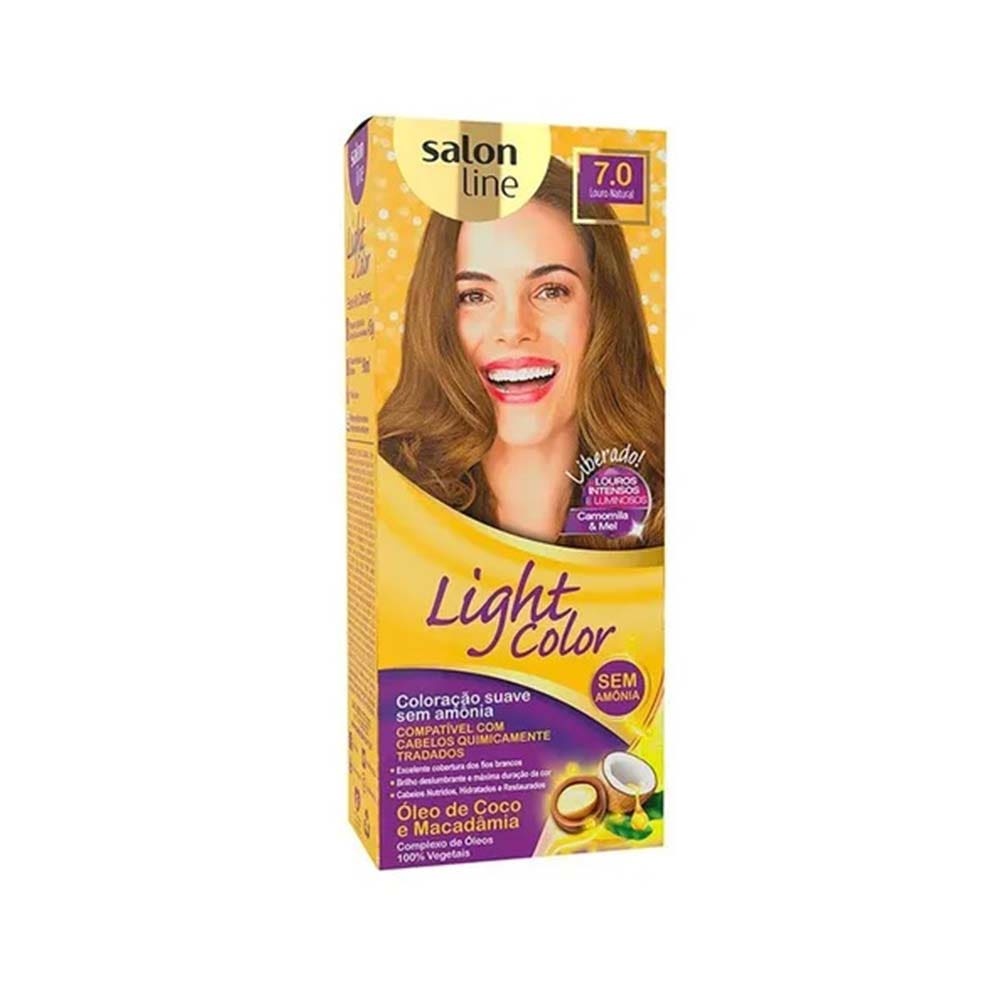 Tonalizante Light Color 7.0 Louro Natural - Beauty