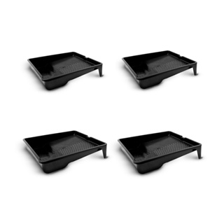 Kit 4 Bandeja Pintura Grande Preta 37cm x 30cm - Gerplast em Oferta na Shopee