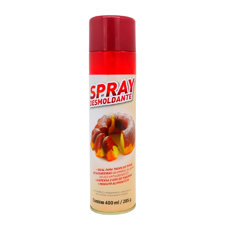 Spray Desmoldante - 400ml - 1 unidade - Cake Brasil - Rizzo