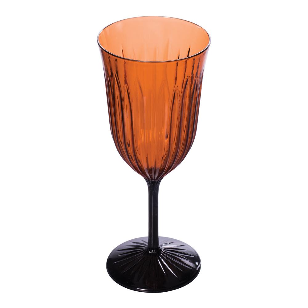 Taça Vinho Lapidada 370 ml Caramelo - Home & Living