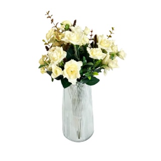 Vaso Decorativo De Vidro Transparente Cilindrico Decorativo Elpis 850ml em Oferta na Shopee