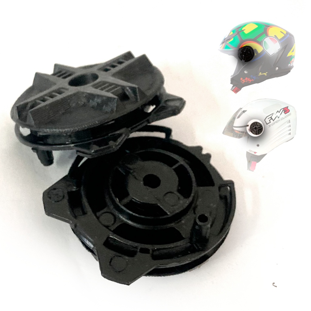Botão Reparo Capacete Open Fw3 Agv Blade Viseira Par