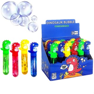 Caixa com 24 Tubos Fazer Bolha De Sabão Dinossauro Revenda