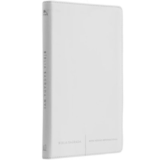Bíblia Sagrada Slim | NVI | Letra Normal | Capa Luxo Branco em Oferta na Shopee