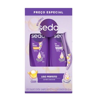 Shampoo + Condicionador Seda Liso Perfeito com 325ml Cada Preço Especial