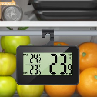 Termômetro eletrônico interno doméstico digital display digital medidor de temperatura e umidade alta e baixa temperatura com display termômetro de geladeira realhome