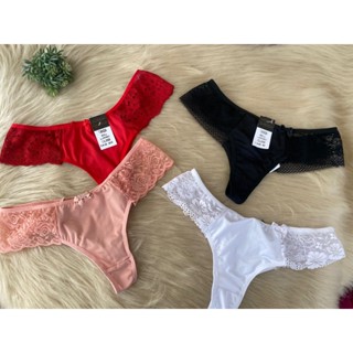 Lingerie Calcinha Tanga Bell Larissa Renda Conforto Revenda Roupa Feminina Cl005