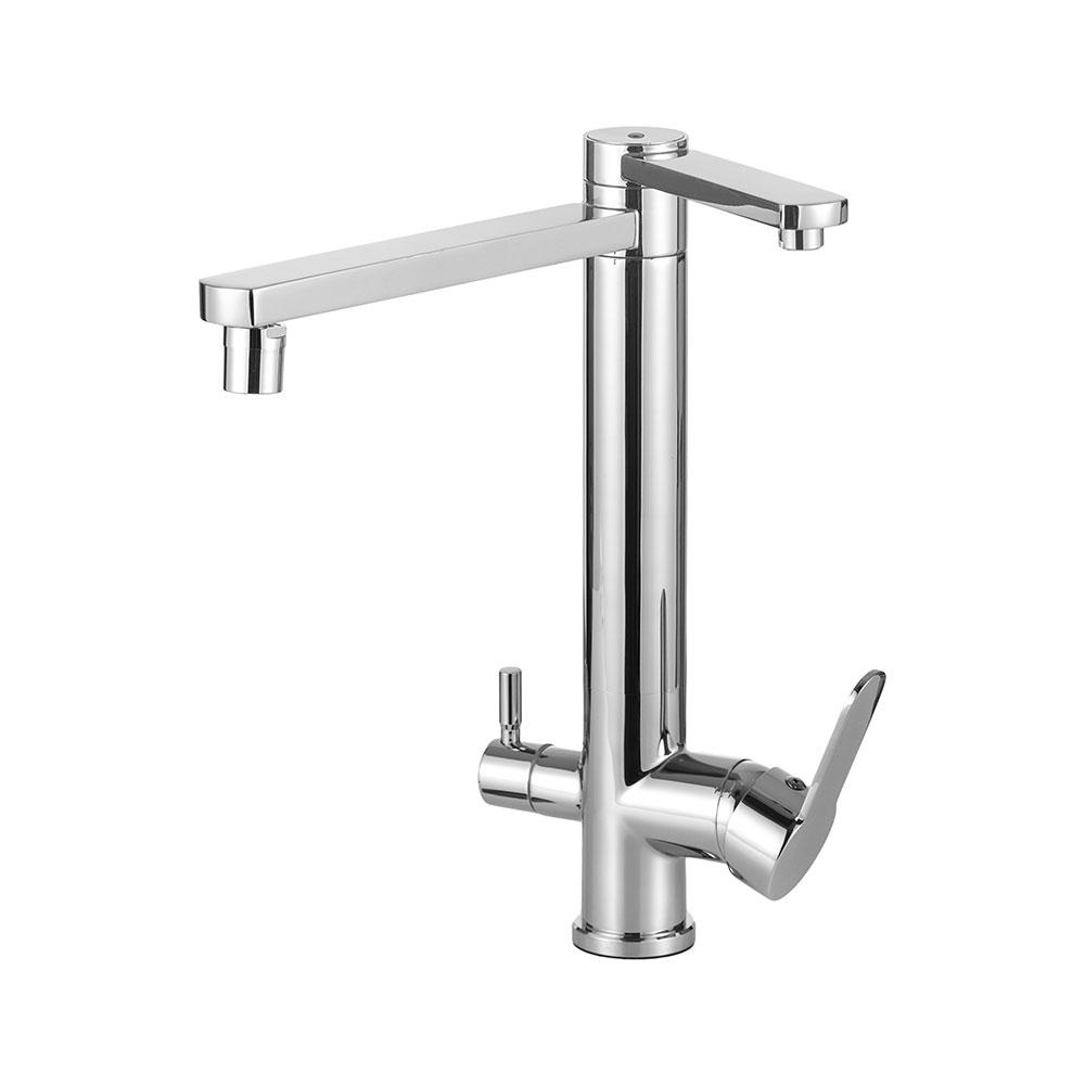 Torneira Para Cozinha Gourmet Misturador Monocomando Com Saída Para Filtro Indaiá Pingoo - Prata Cromado em Oferta na Shopee