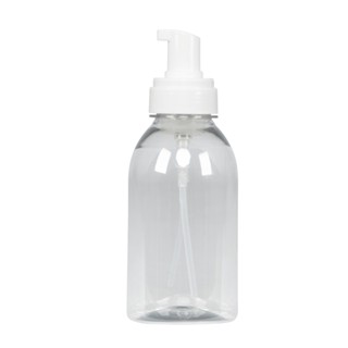 Porta Sabonete Líquido de Mesa com Válvula de Espuma Transparente 500ml SuperPro