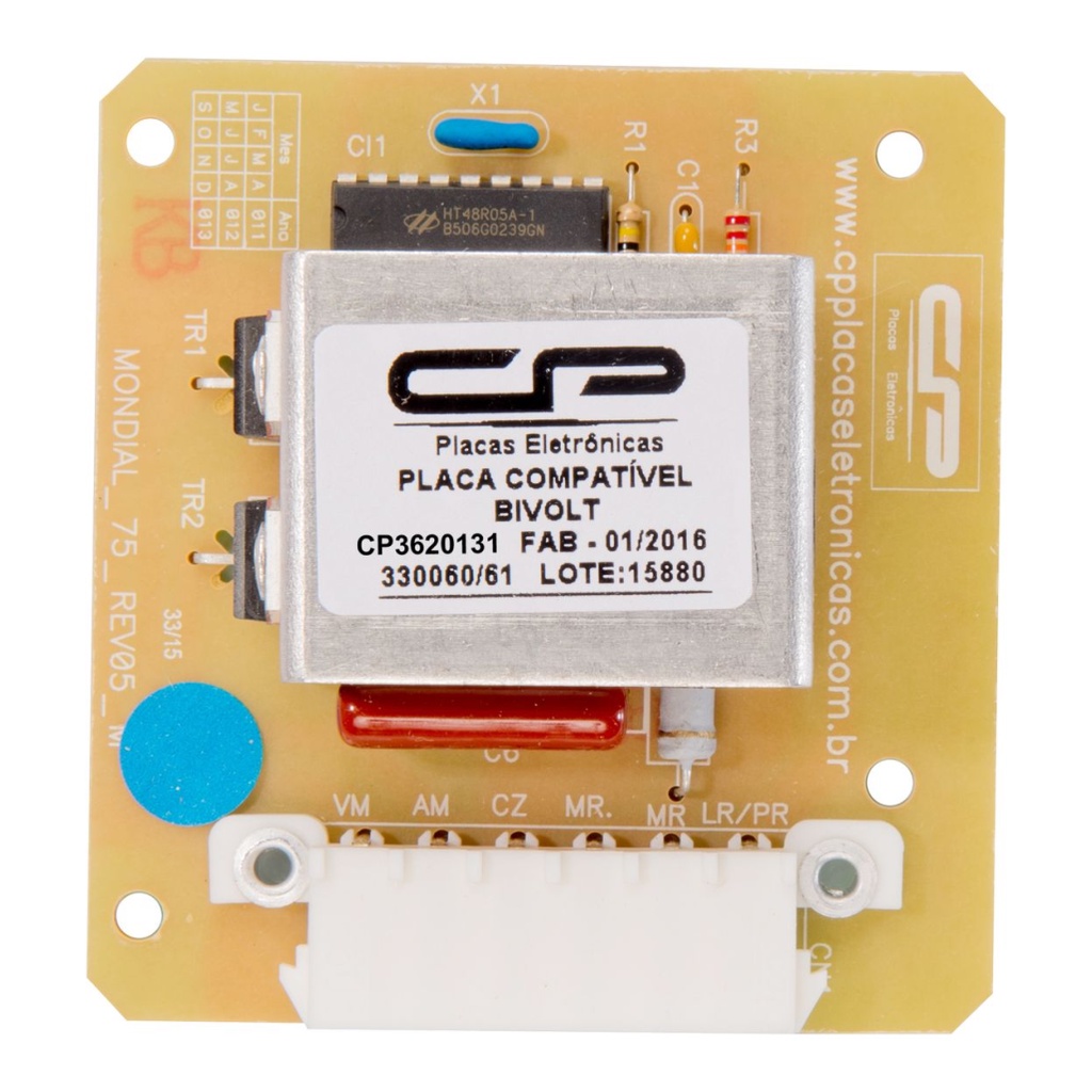 Placa de Potência Compatível Lavadora Brastemp Clean Mondial BWR22 330060/330061 Bivolt