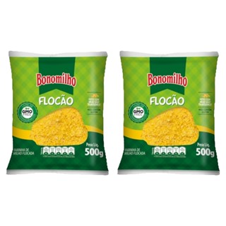 Flocão de Milho Livre de Transgênicos Bonomilho Kit 2x 500g