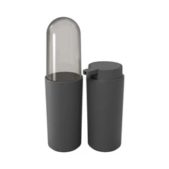Conjunto para Banheiro 2 Peças - Saboneteira e Porta Escova de Dentes - Coza Serene