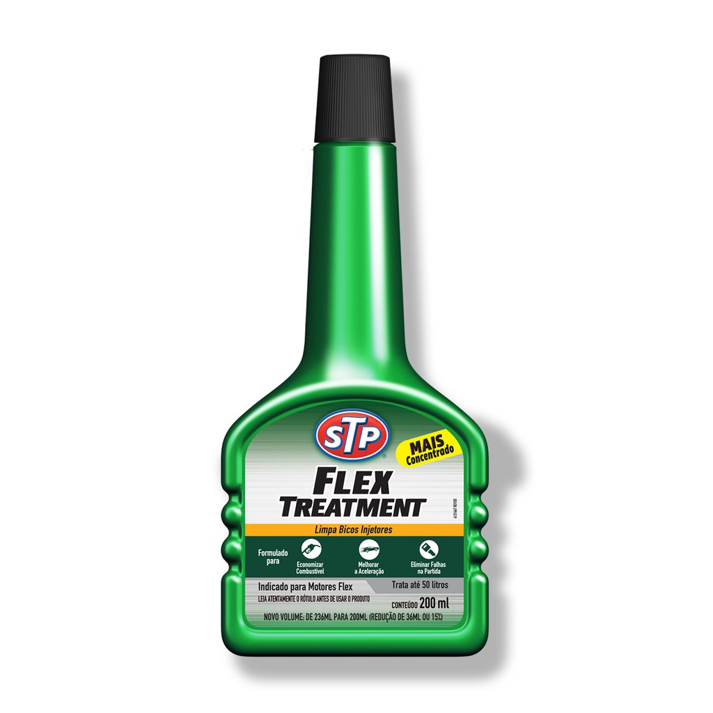 Aditivo Limpa Bico Injetor Motor FLEX TREATMENT  200ml STP 1 unidade em Oferta na Shopee