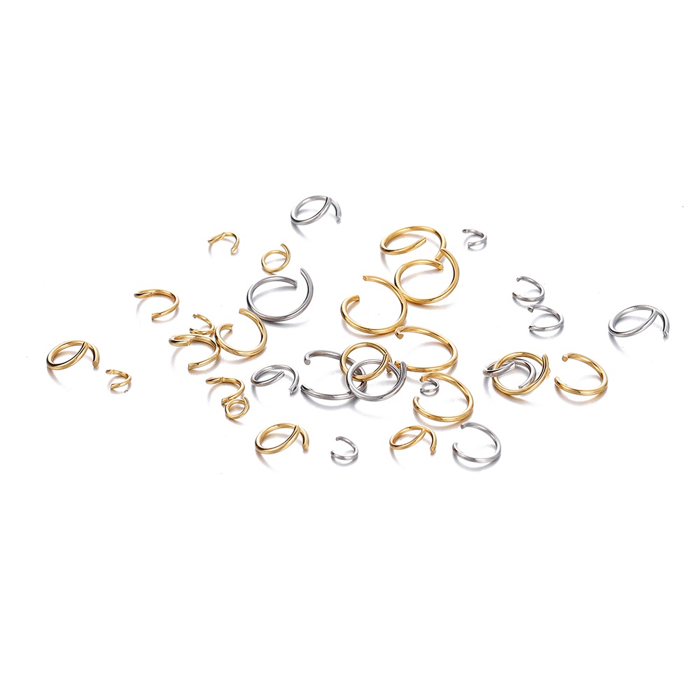 St. kunkka 200Pcs Anel Aberto de Aço Inoxidável Anel Aberto de Salto de Anel Único Pode ser Usado para Jóias de Bricolagem Acessórios de Pulseira de Pulseira em Oferta na Shopee
