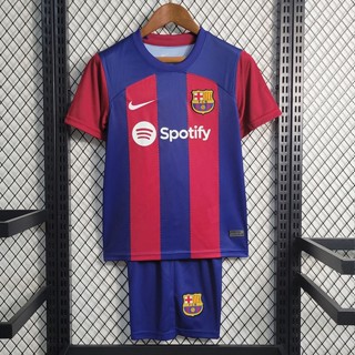 Novo 2023/2024 Infantil Camisa de Time Conjunto Blona Criança Camiseta Camisa de futebol