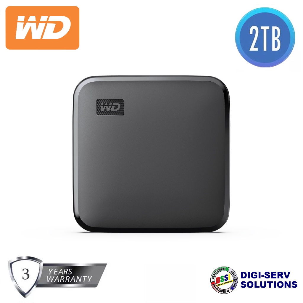 Elementos SE 2TB SSD Externo Portátil (WDBAYN0020BBK-WESN) , USB 3.0 micro B 4TB 1T 240gb 1TB 512gb 128gb 256gb 2T