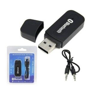 Receptor Bluetooth Usb P2 Áudio Músicas Som Carro