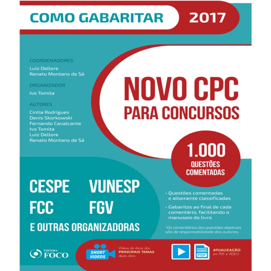 NOVO CPC PARA CONCURSOS   COMO GABARITAR em Oferta na Shopee