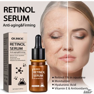 OUHOE Retinol Soro Firme Anti-Envelhecimento E Remoção De Rugas Para Linhas De Levantamento De Hidratação Facial Essências Brilhantes Cuidados Com A Pele Reparo Cosmético