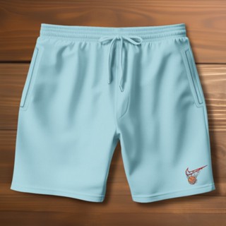 Bermuda de Moletom N Basquete Com Bolso Frontal E Cordão De Ajuste BPJ2