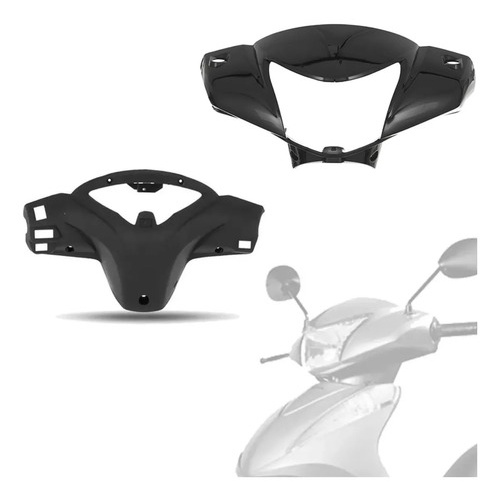 Carenagem Farol Capa Carcaça Frente Frontal Kit Moto Honda Biz 125 2011 2012 2013 2014 2015 2016 2017
