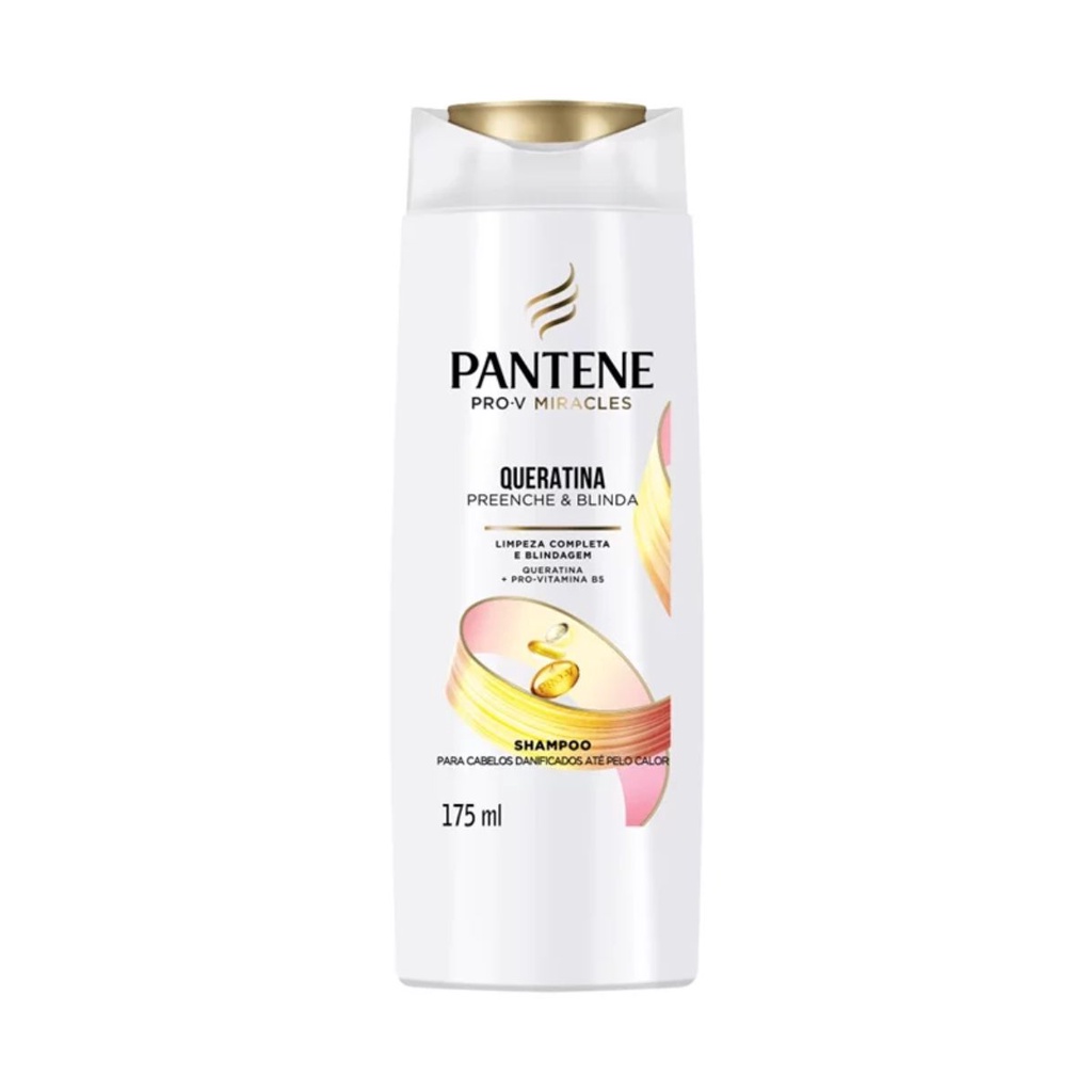 Shampoo Pantene Queratina Preenche & Blinda 175ml