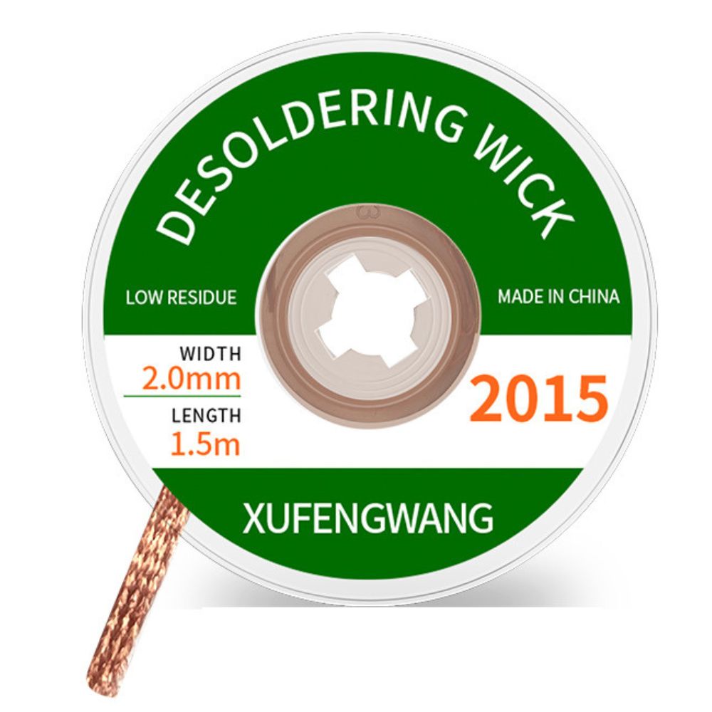 1 Fita Malha Dessoldadora 2mm X 1,5m de cobre fita Remover Solda pci BGA SMD