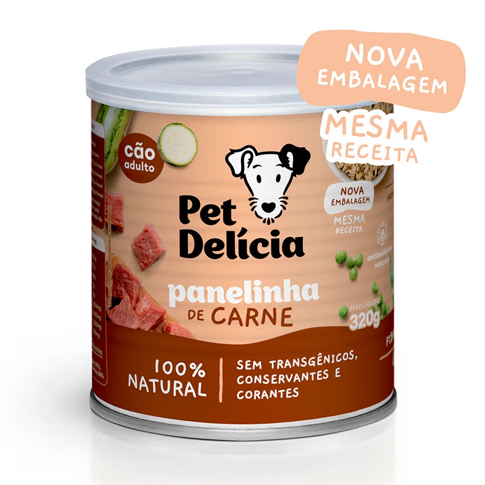 Ração Úmida Para Cães Adultos Pet Delícia Sabor Panelinha de Carne 320g em Oferta na Shopee