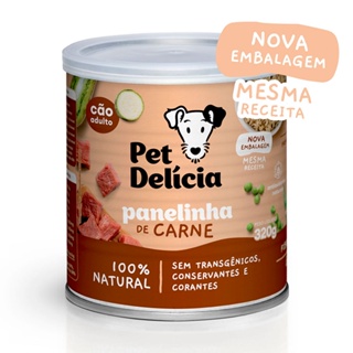 Ração Úmida Para Cães Adultos Pet Delícia Sabor Panelinha de Carne 320g em Oferta na Shopee