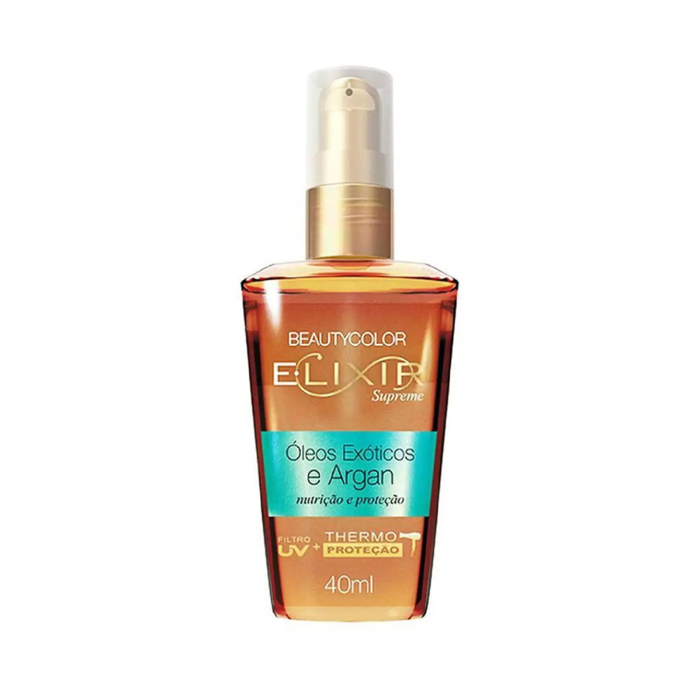 oleos exoticos e argan nutrição e proteção 40ml Beauty color elixir