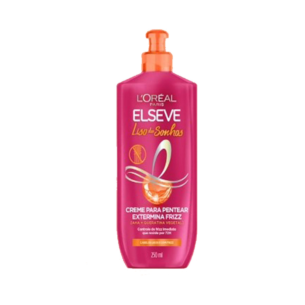 CREME DE PENTEAR ELSEVE SUPER ALINHADOR LISO DOS SONHOS LORÉAL 250ML (LANÇAMENTO 2025 ) - Beauty