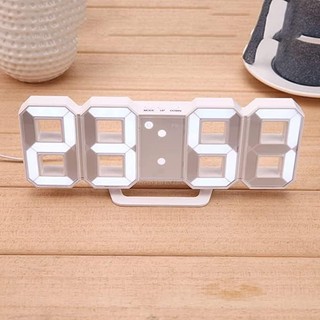 Relógio 3d Led  Digital Design Moderno Luz Noturna  Mesa De Desktop Decoração De Casa
