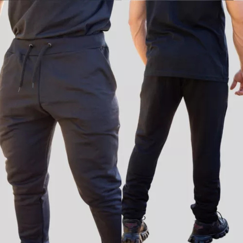 Calça Moletom Lisa Algodão Premium Academia Treino Gym Moda Streetwear Confortável Leve Macia Estilo