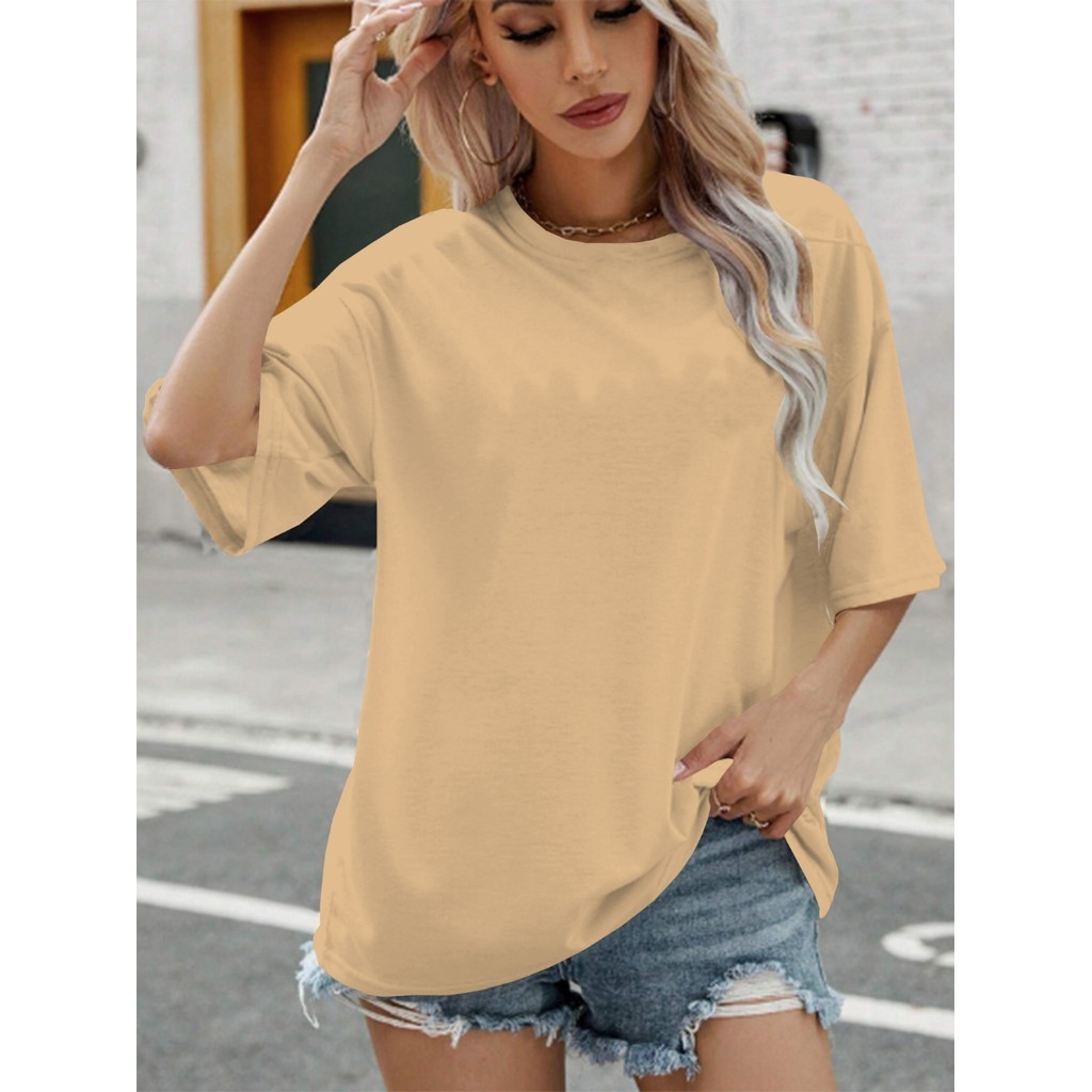 Camiseta Estilosa Aesthetic Soltinha Academia Blusa Feminina Oversized Camisa Confortável T Shirt