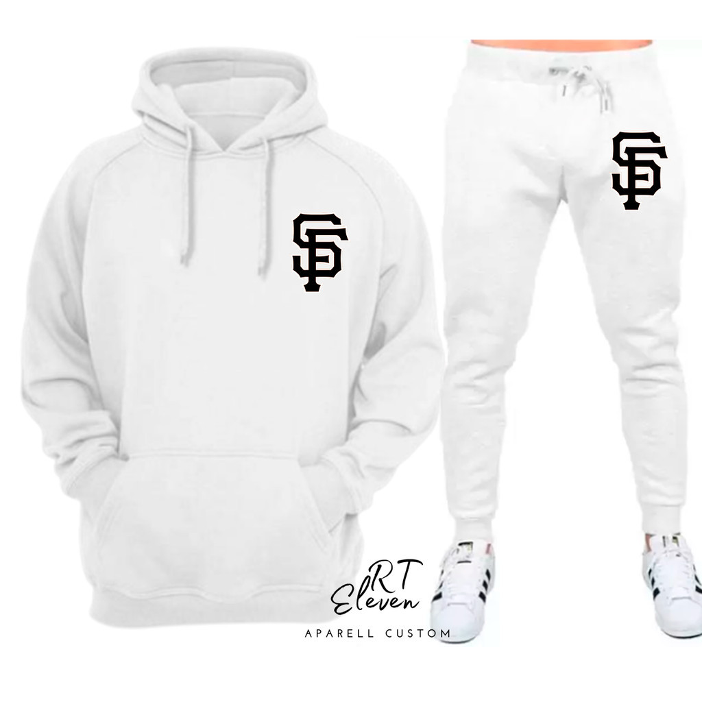 Conjunto Moletom San Francisco casaco SF Blusa De Frio + Calça linha premium moleton canguru com bolso e capuz