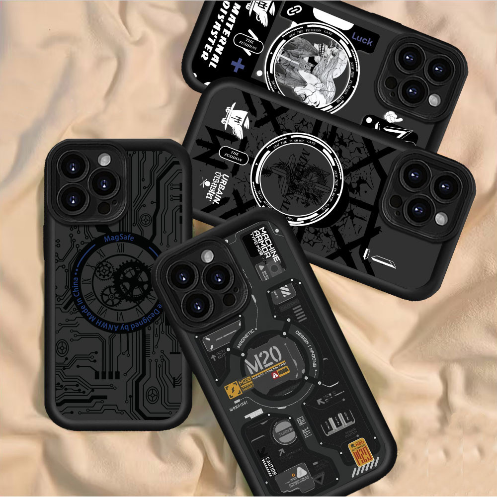 Carimbo De Máquinas E Peças Caso Para Samsung S24 Ultra S24 Plus S23 S22 S21 M34 F34 A15 A14 A13 A55 A35 A54 S23FE S22UL