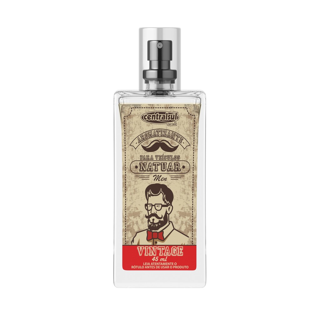 Cheirinho Para Carro Aromatizante Automotivo Centralsul Natuar Vintage 45Ml