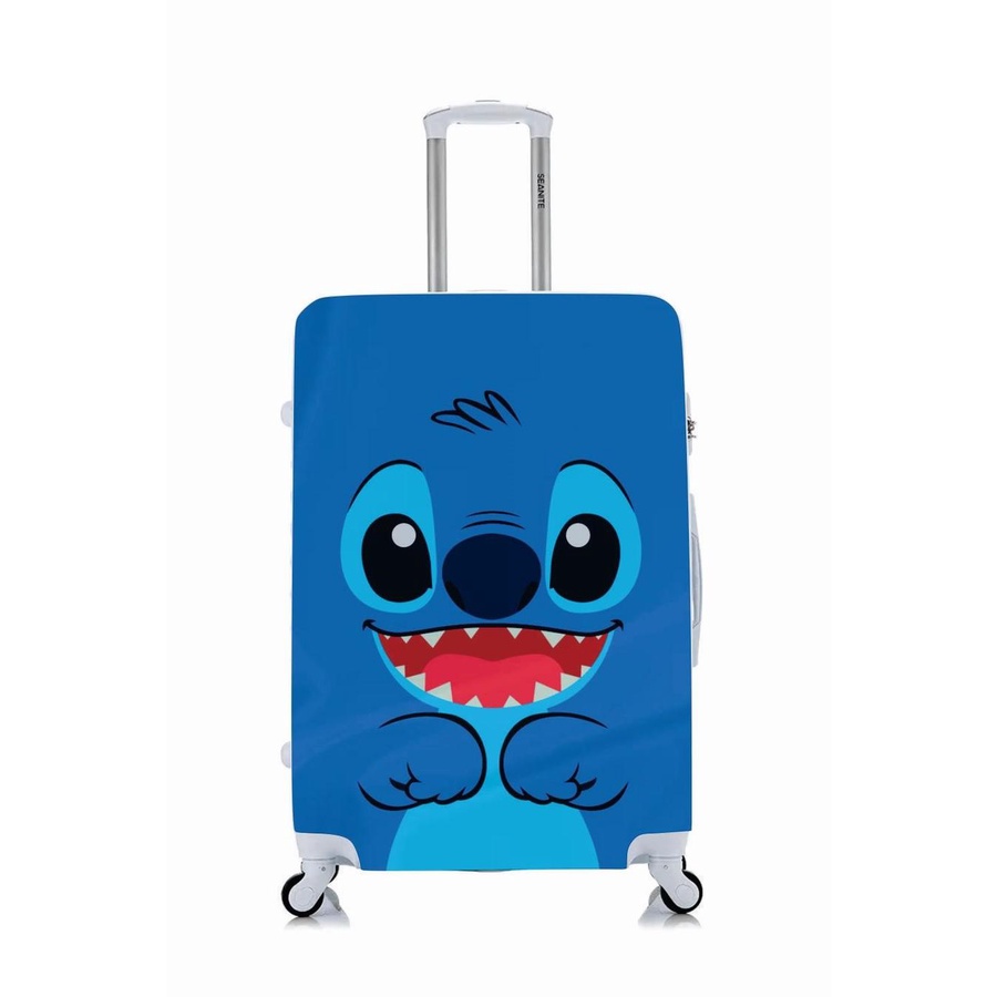Capa Protetora Para Mala Viagem Personalizada Média Stitch Desenho