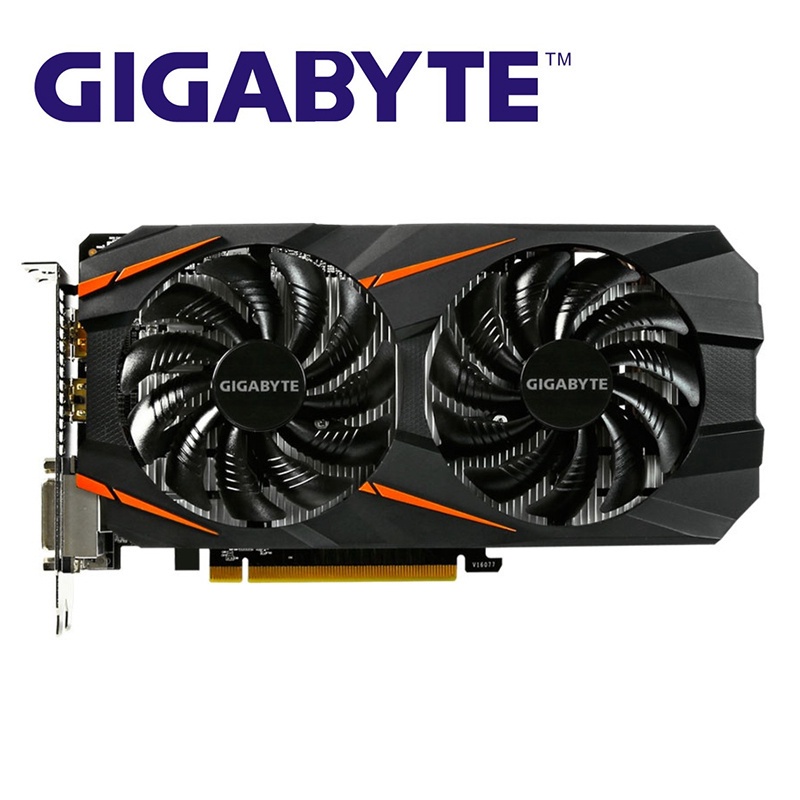 GIGABYTE Placas Gráficas Originais GTX1060 Mapa Da Placa De Vídeo De 3GB Para nVIDIA Geforce GTX1063 OC GDDR5 192Bit Cartões Hdmi Usados LZZK